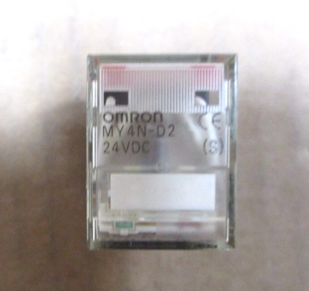 Omron Relay MY4N-D2 24VDC 5A-250VAC 5A-30VDC Contact Lot of 3 Pieces A7681ISU