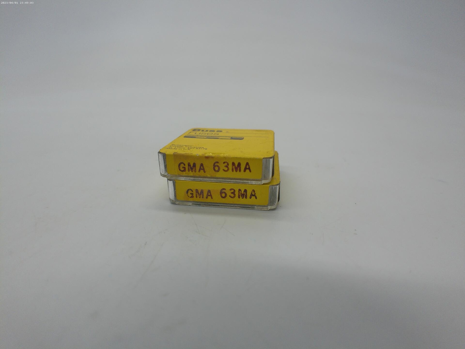 BUSSMANN GMA-63MA FUSE LOT OF 2 PKG OF 5 NSMP