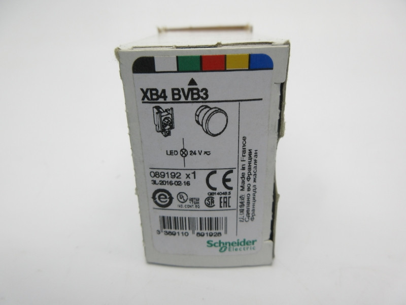 SCHNEIDER ELECTRIC XB4BVB3 24VAC NSMP