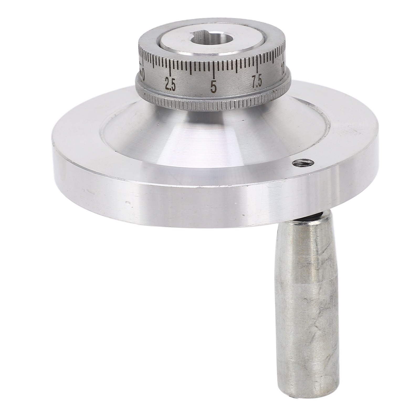 Lathe Handwheel 80mm Aluminum Alloy Hand Wheel With Crank Handle For 7×12 7×14
