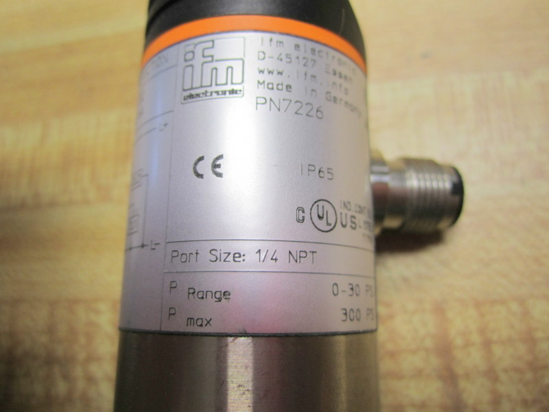 IFM Efector PN7226 Sensor PN-003PRBN14-QFPKG/US/ /V