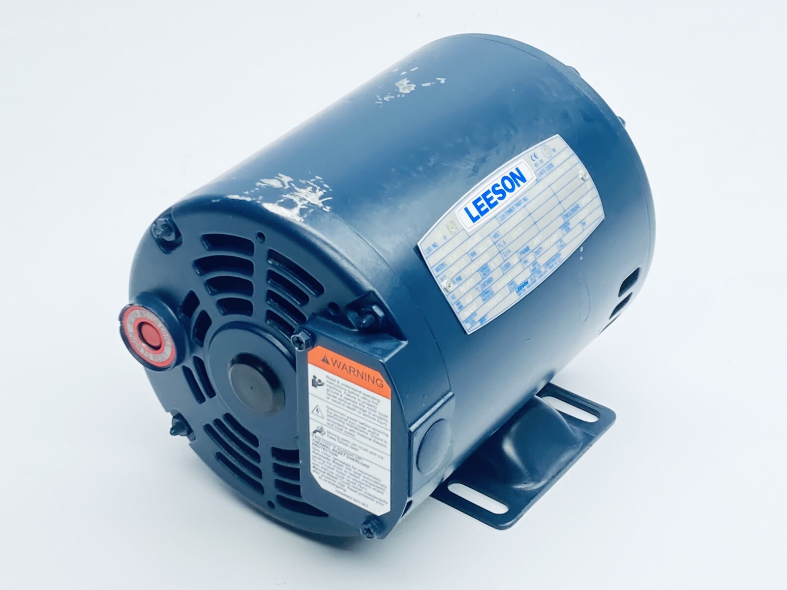 UNUSED LEESON M4S17DZ29B AC MOTOR 48Y-FR .33HP 208/200V 50/60Hz 1PH *SCRATCHED*