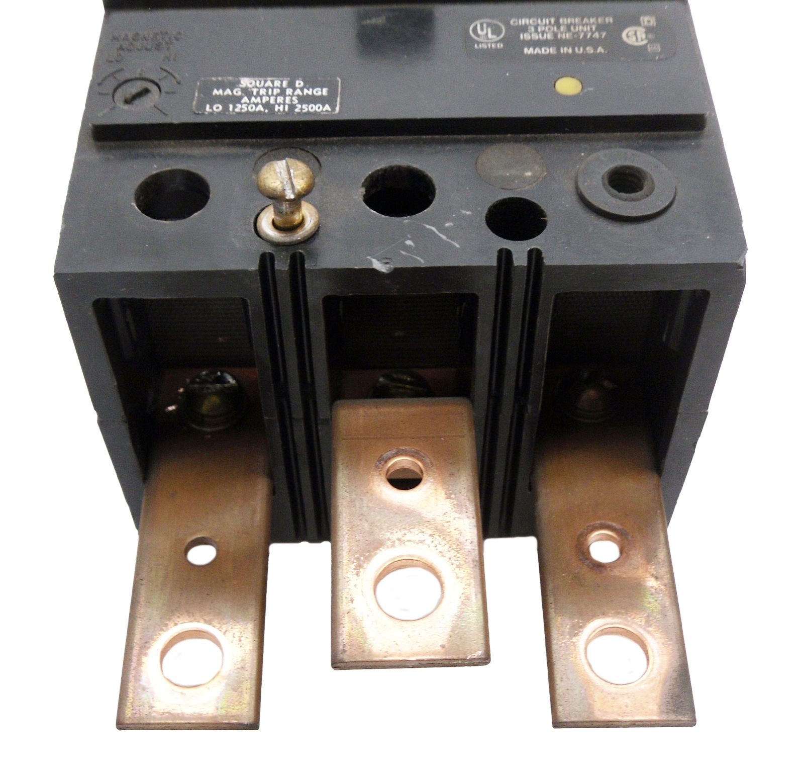 SQUARE D KCP34250MT SER 2 THERMAL-MAGNETIC CIRCUIT BREAKER 250AMP