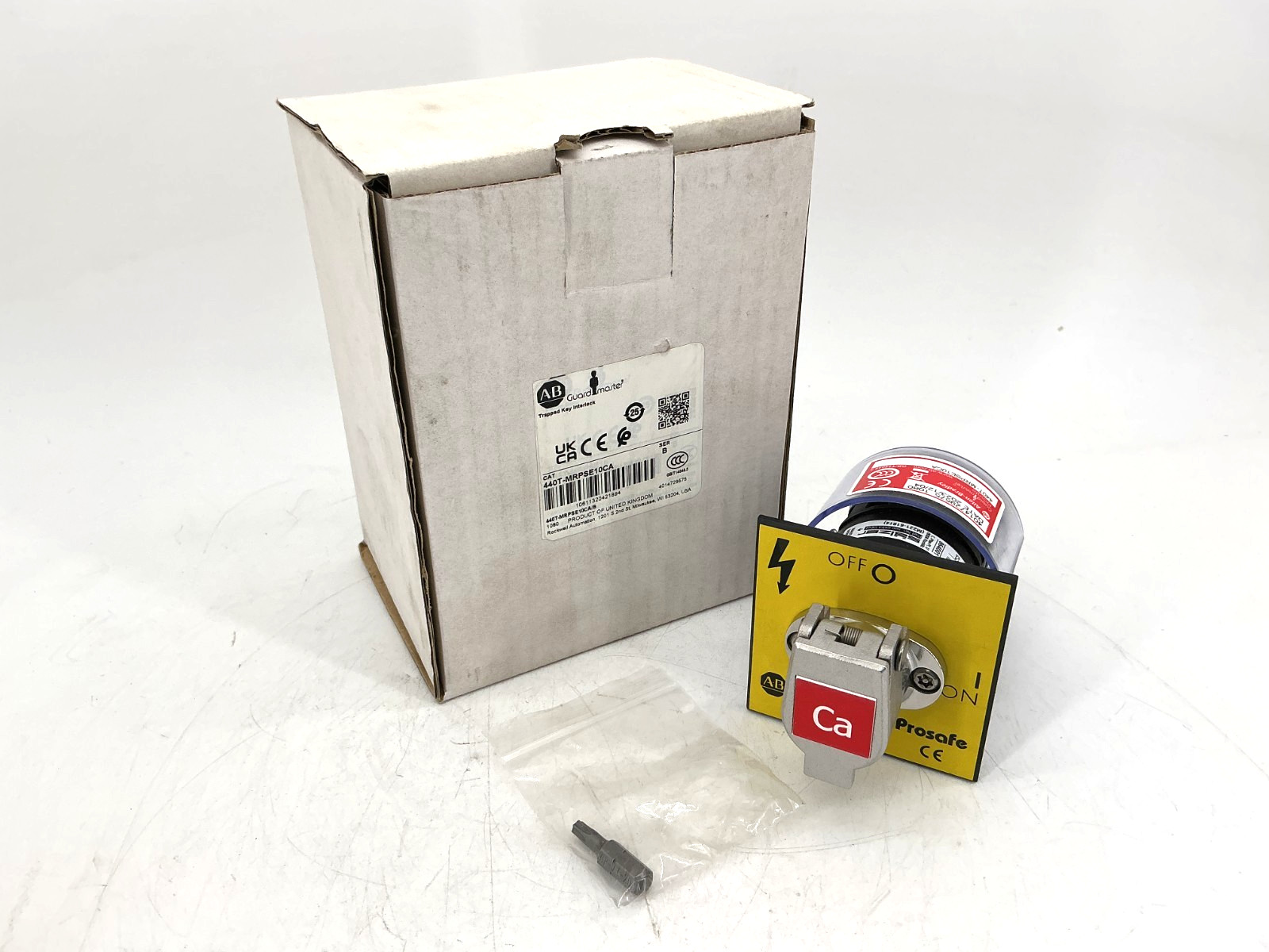 New Allen Bradley 440T-MRPSE10CA Ser B Guardmaster Trapped Key Interlock 20A
