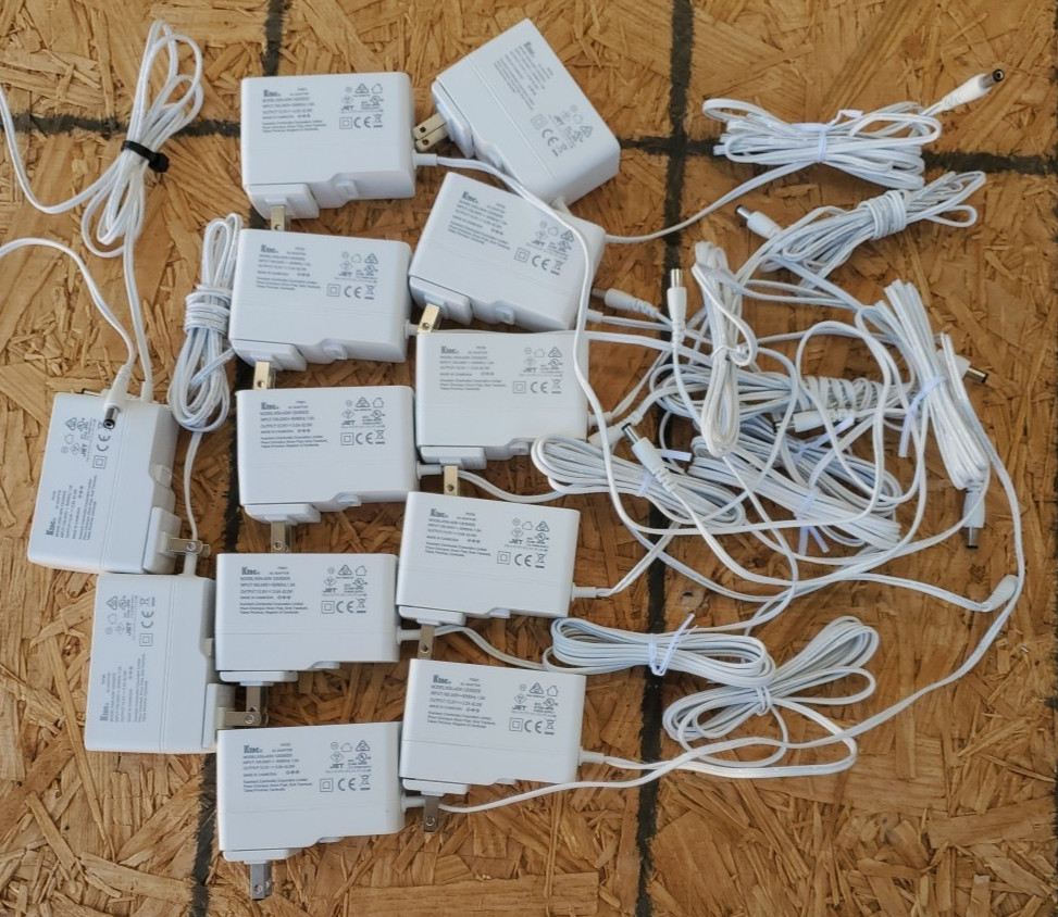 KTEC AC ADAPTER KSA-42W 12V 3.5A (LOT 12 UNITS)