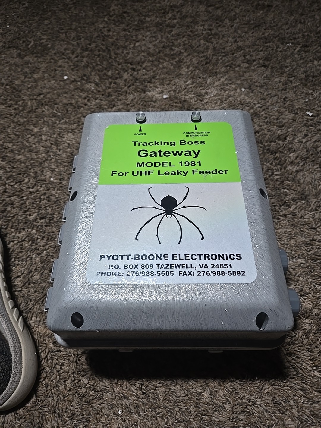 Pyott Boone PBE Tracking Boss Gateway Model 1981 G For UHF Leaky Feeder