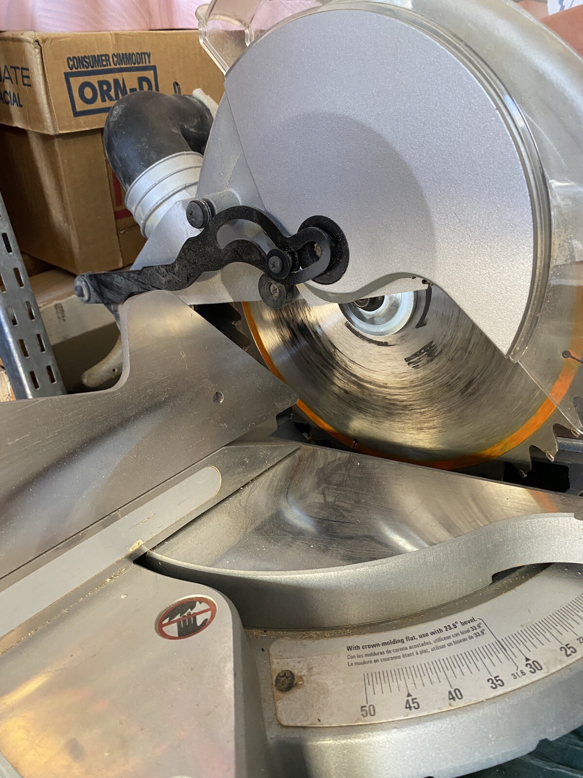 RIDGID 10″ COMPOUND MITERSAW MS1065LZA 120V AC 15 AMPS CUTTING TOOL HOME PROJECT