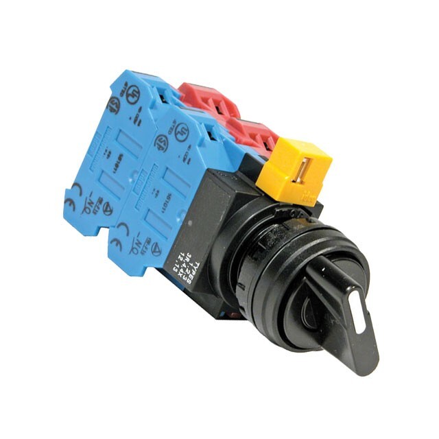 IDEC HW1S-3TF20 SELECTOR SWITCH 3POS DPST 10A 110V. Japan. LOT of 6. NIB. #237