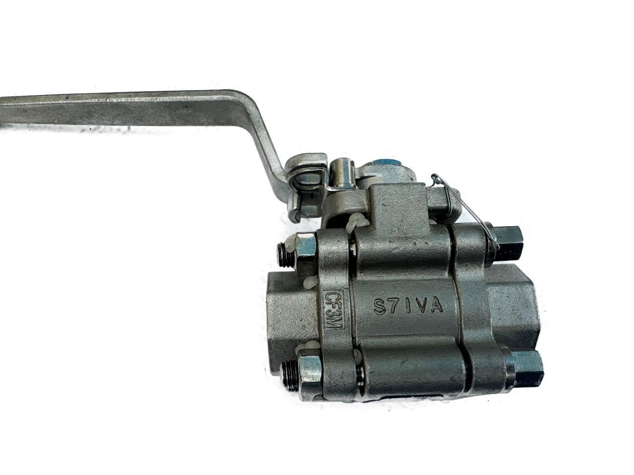 Sharpe 1/2″ CF8M 201 Full Port Ball Valve NEW FREE FAST SHIP
