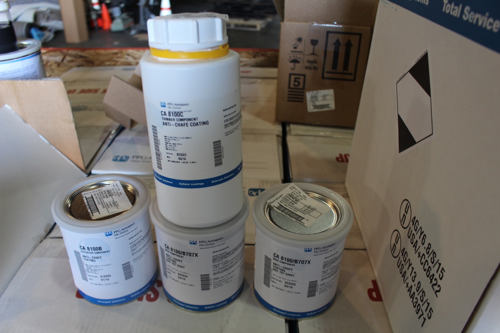 PPG Aerospace/PRC-DeSoto Gloss Gray CA8100 Anti-Chafe Coating KIT
