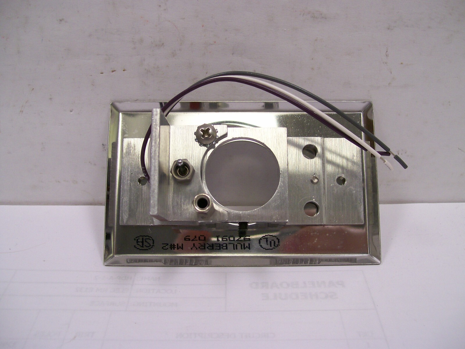 Locknetics #753-05 Key Switch SPDT Momentary Contact 12/24V Add Your Cylinder Lk