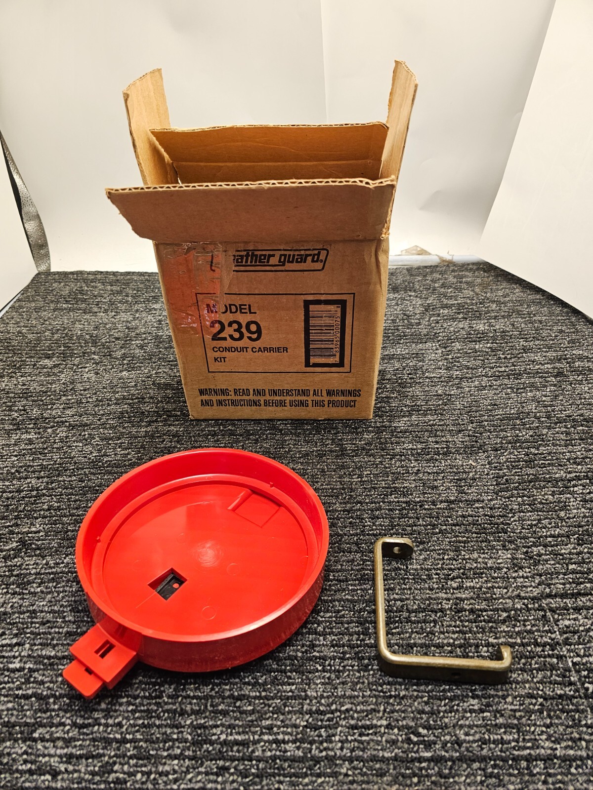 Weather Guard 239 Red Steel/ Plastic Lockable Conduit Carrier Accessory