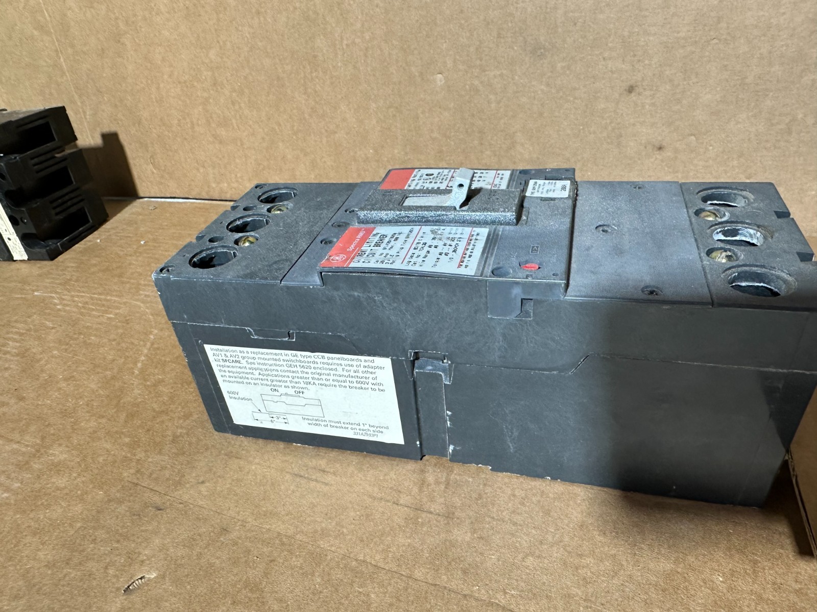 GE SPECTRA RMS SFLA36AT0250 250 AMP BREAKER