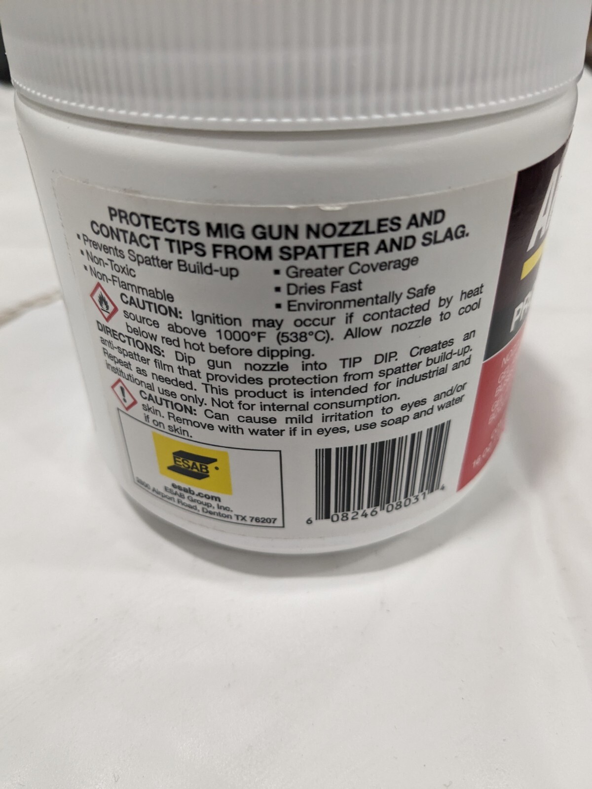 Arcair Gel Protex Tip-Dip Anti-Spatter Gel: 16 oz Jar 57021105