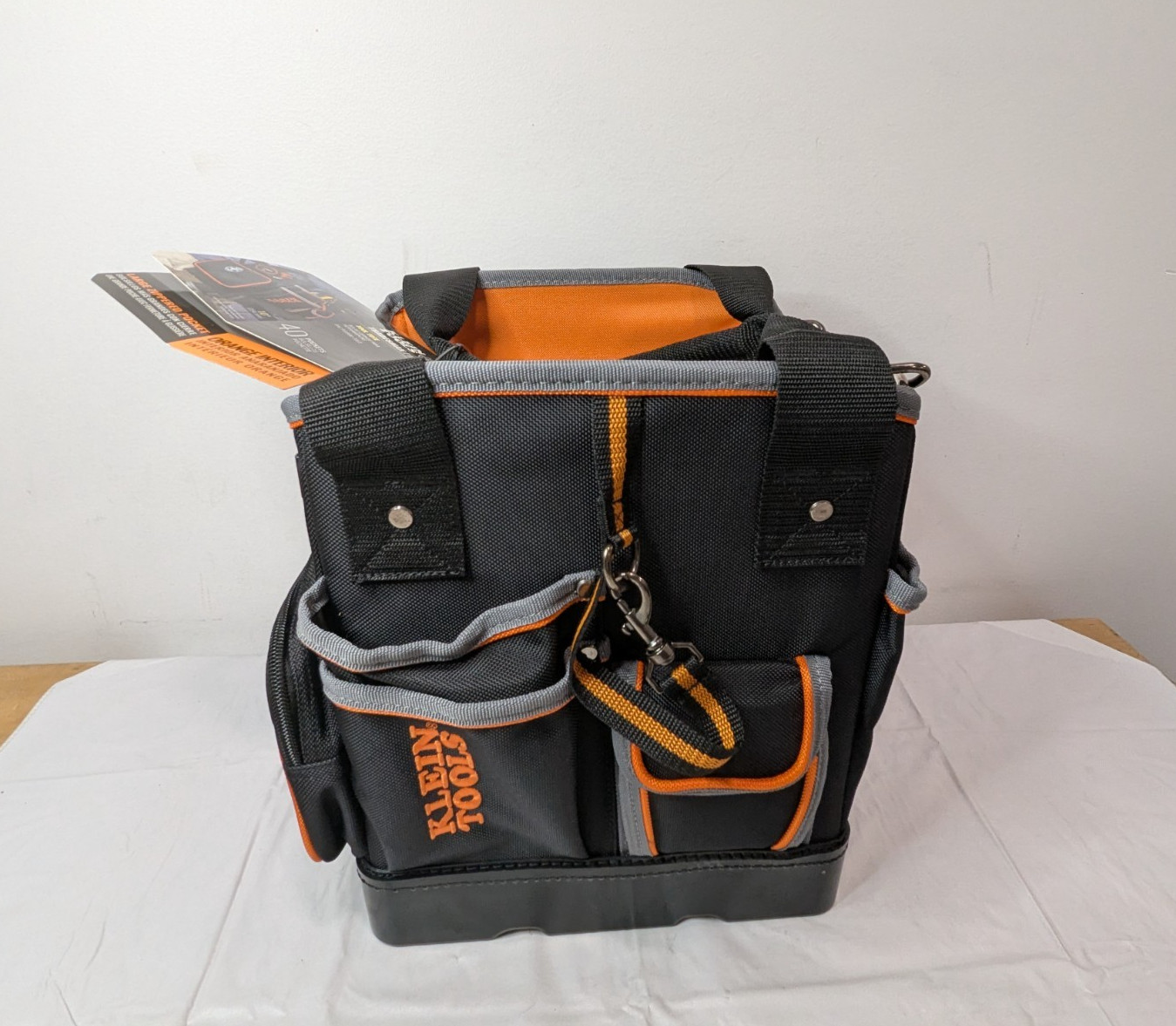 Klein Tools Tool Bag 40 Pocket 10-1/4″ Wide X 10″ Deep, 12-1/4″ High 5541610-14