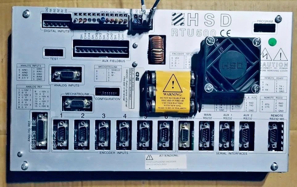 The HSD RTU500 CNI (P/N: H0112D500D100) modular Remote Terminal Unit