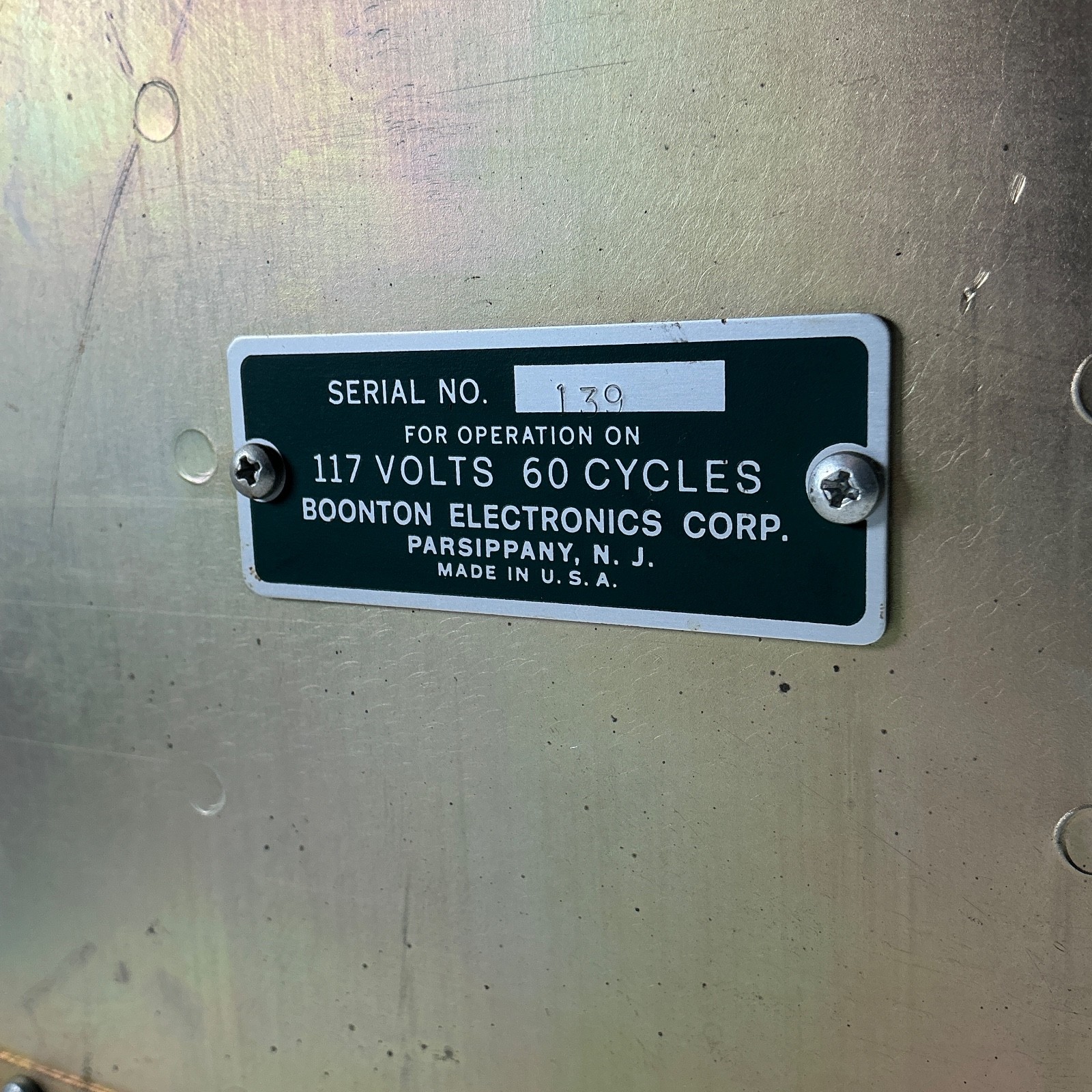 Vintage 1960s Boonton 22A/62B Precision Resistance Reference & Voltage Standard