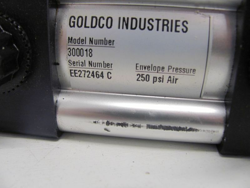 NOS GOLDCO 300018 PNEUMATIC CYLINDER 250PSI