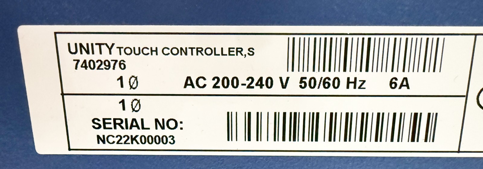 Nordson EFD Unity Touch S Controller, Display w/ Pneumatics & IC30 Dispense Head