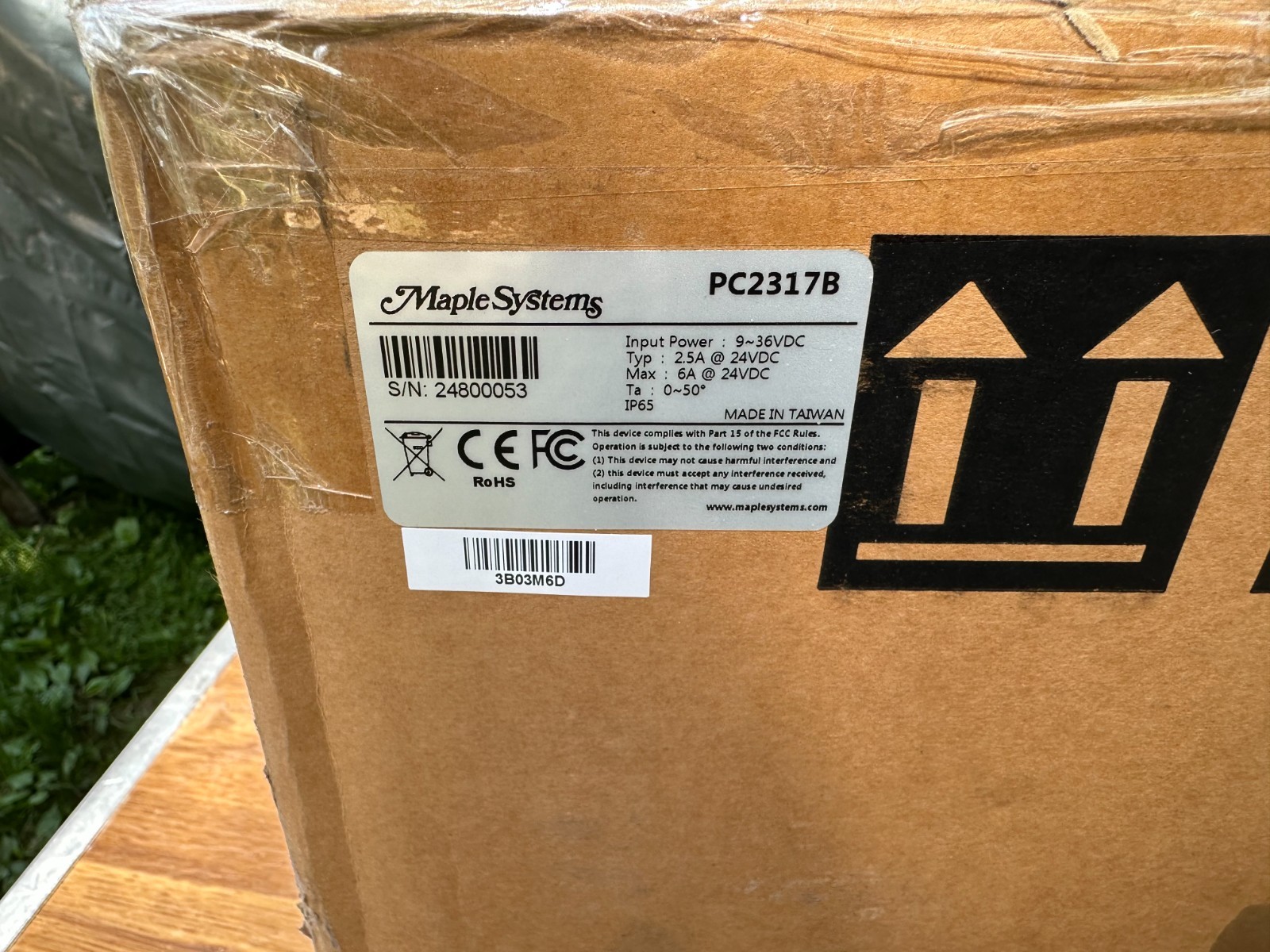 NEW MAPLE SYSTEMS PC2317B PANEL