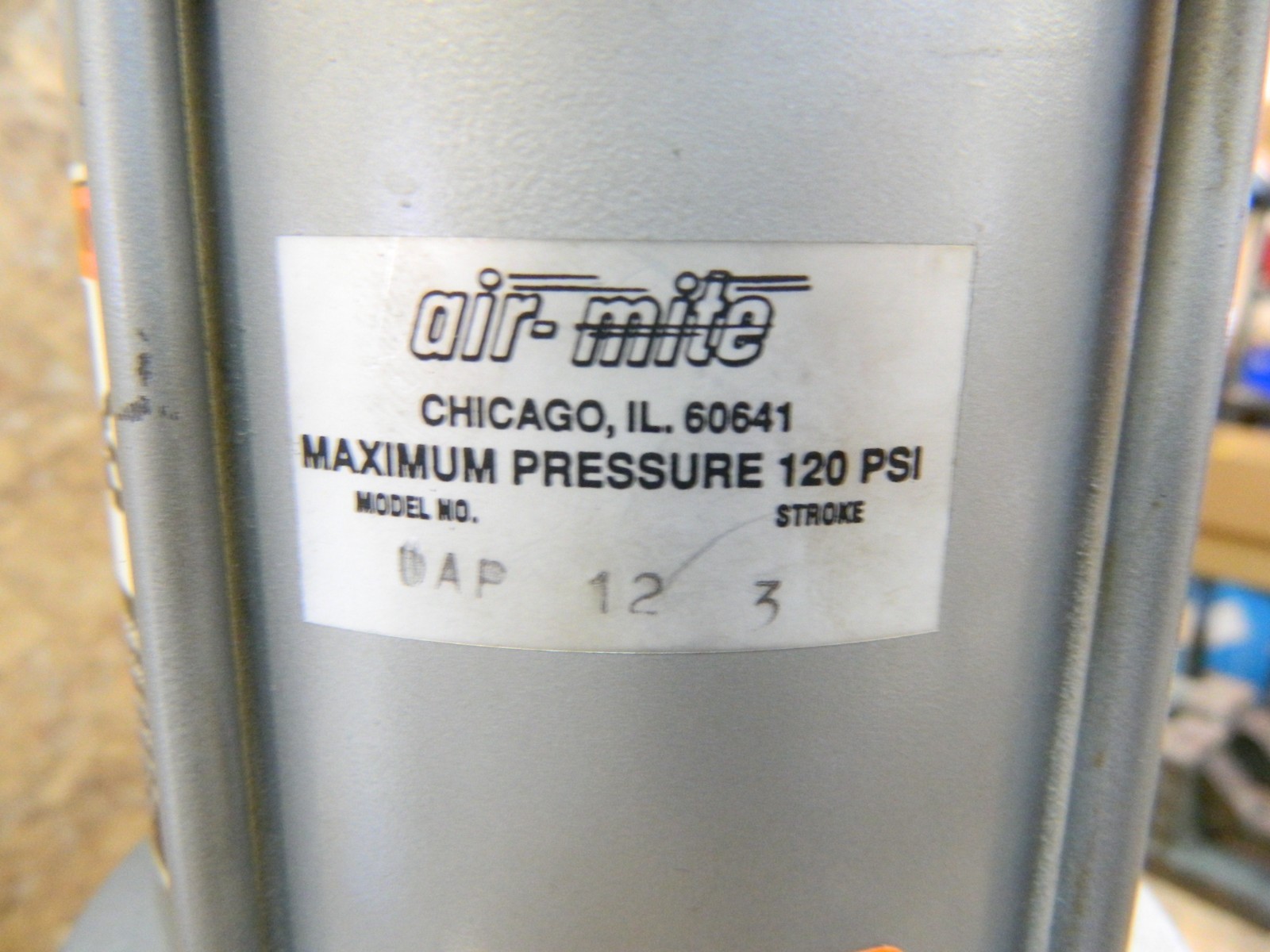 AIR MITE DAP-12 Pneumatic Press 3″ Stroke X 4″ Bore