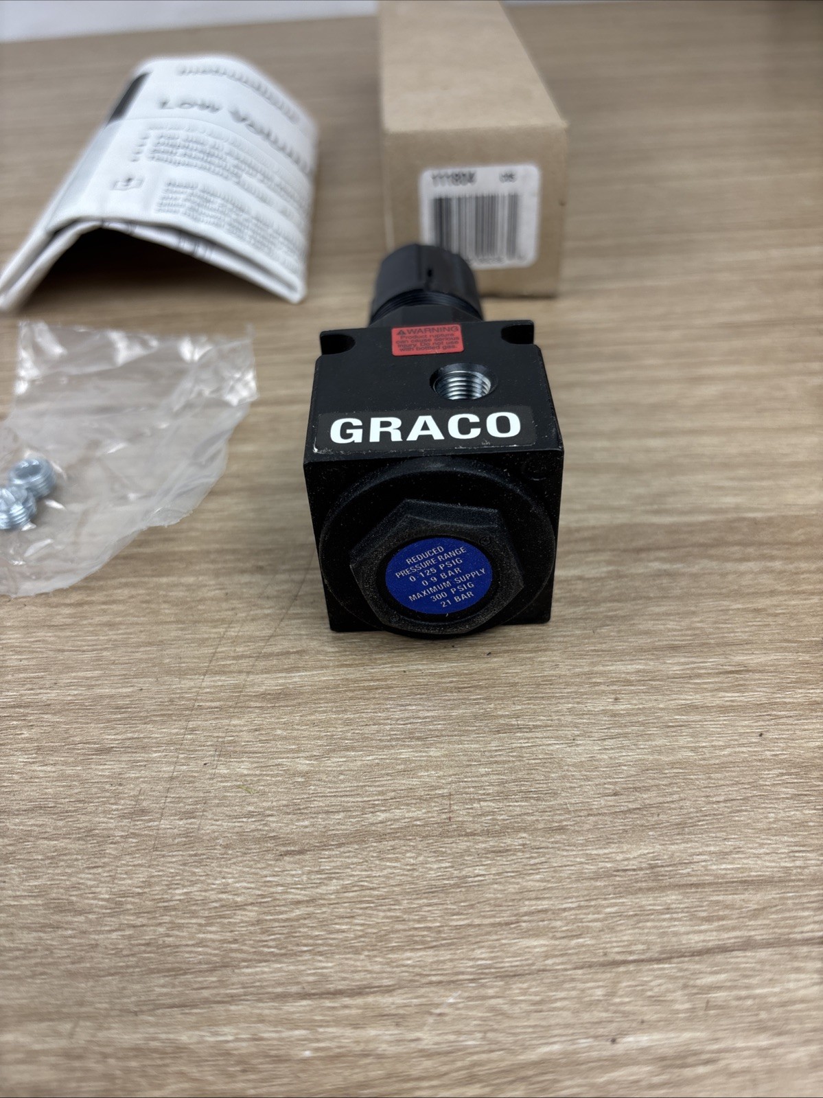 NEW GRACO 111804 FILTER AND REGULATOR KIT 0-125PSIG
