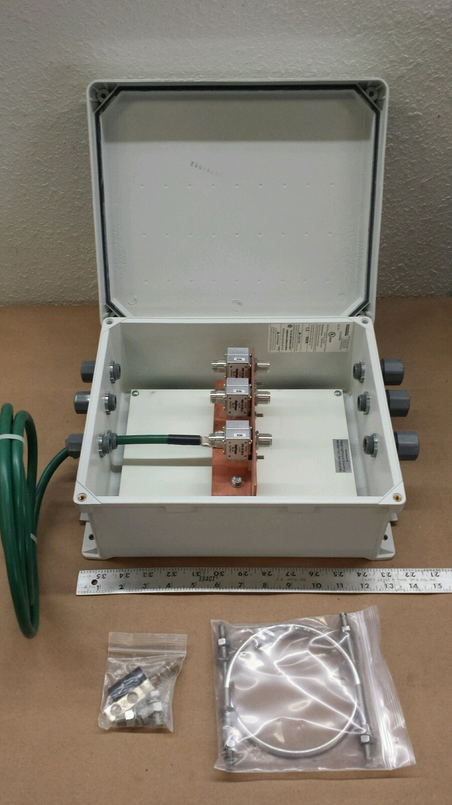 Harger LAB12106XO Lightning Arrestor Box Kit 12″ x 10″ x 6″ Enclosed Box