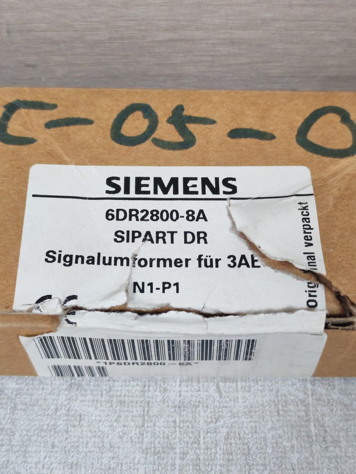 SIEMENS 6DR2800-8A / C73451-A3001-P8-03-85 SIGNALUMFORMER FUR 3AE