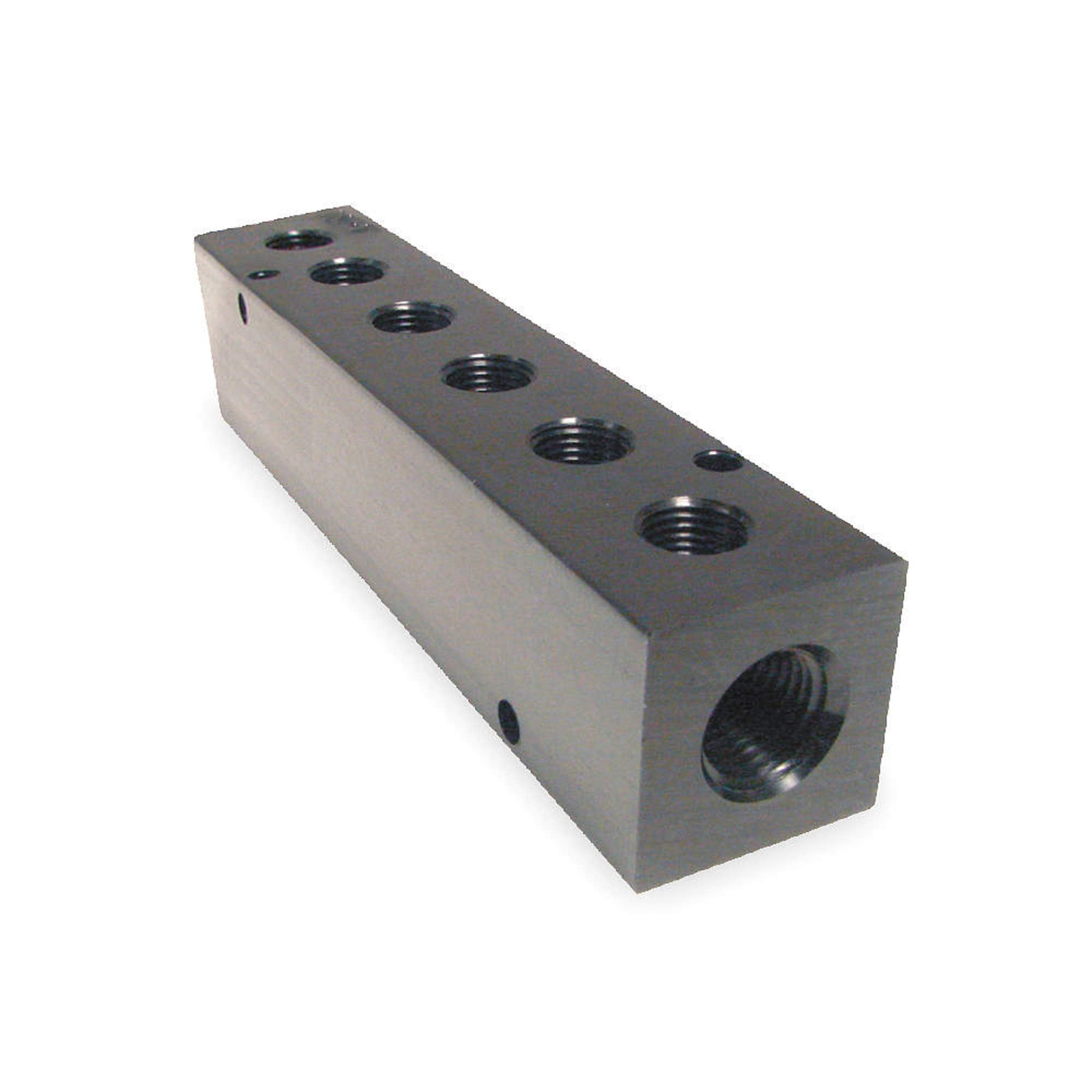 Pneumadyne M35-375-6, Inline Manifold, 6-Station, 3/4 NPT Input, 3/8 NPT Output