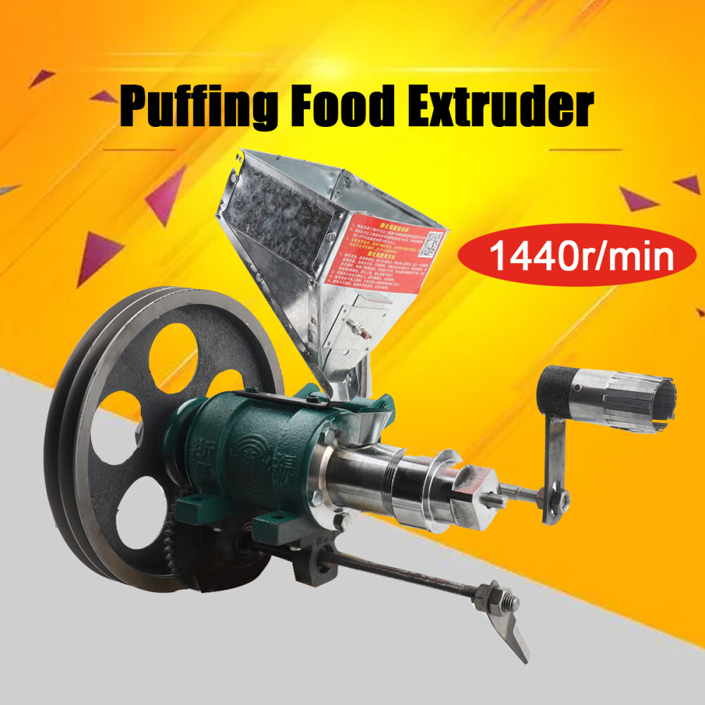 20-25kg/h Puffed Food Extruder Rice Corn Puffing Extrusion Machine Kit 1440 RPM