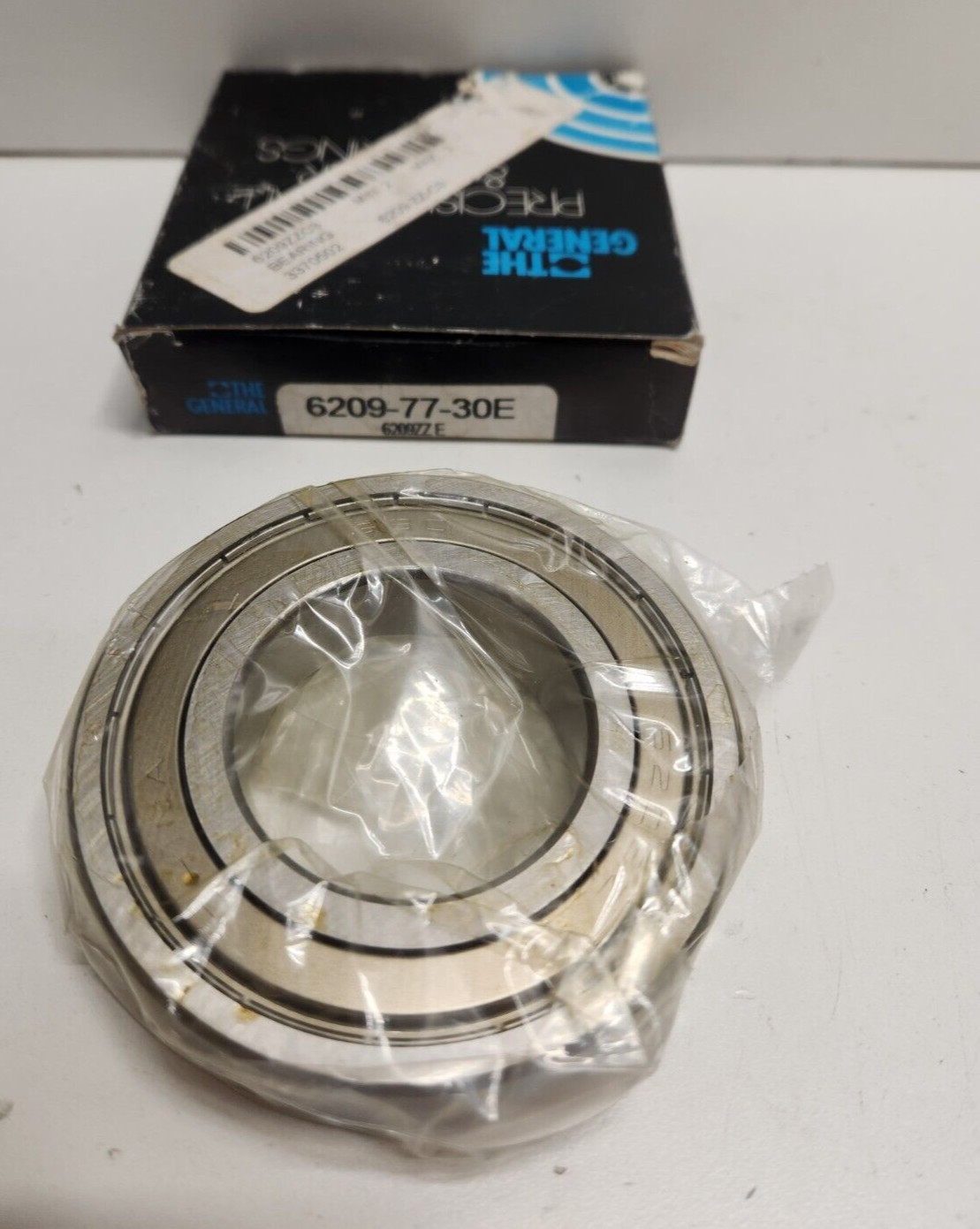 NEW OLD STOCK! GENERAL 45MM X 85MM X 19MM BALL BEARING 6209-77-30E 6209ZZ-E