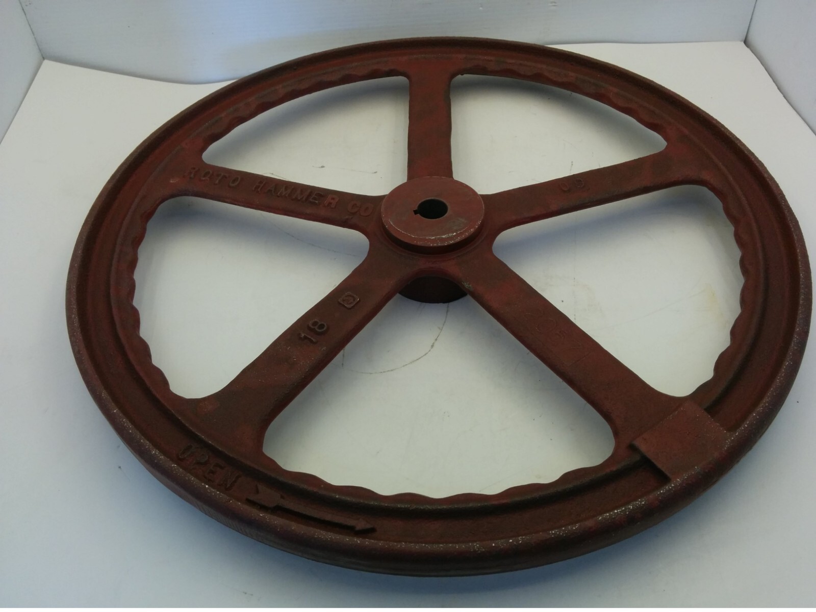 ROTO HAMMER HAND WHEEL, 18″ DIAMETER, 3/4″ BORE, NNB