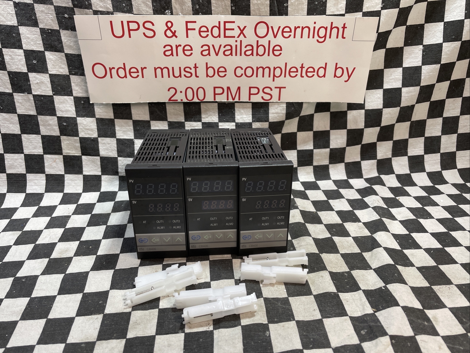 RKC CB400, TEMPERATURE CONTROLLER, AJA3-MM*NN-N1/A/Y, LOT OF 3, SHIPSAMEDAY