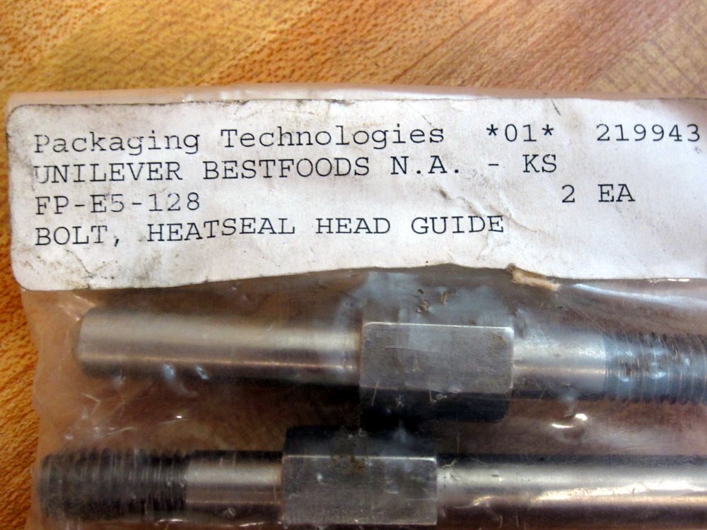 Packaging Technologies FP-E5-128 Heatseal Head Guide Bolt FPE5128 (Pack of 2)