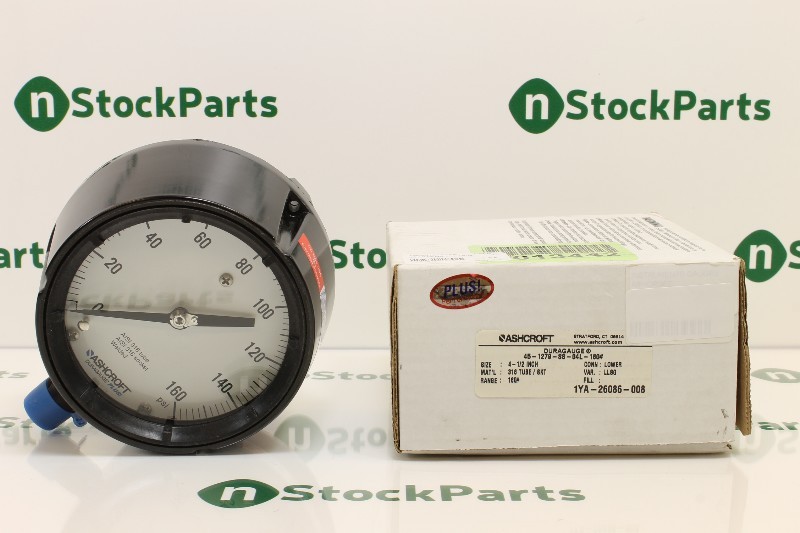 ASHCROFT 45-1279-SS-04L-160# NSFB – PRESSURE GAUGE CONNECTION SIZE: 1/2