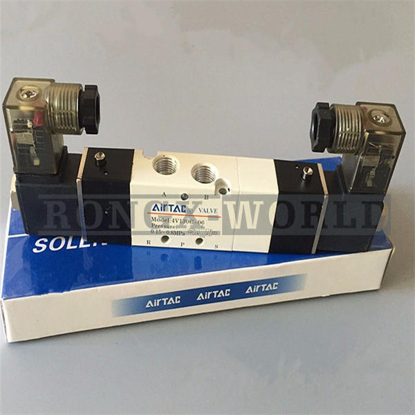 ONE AirTAC 4V130C06B 4V130C-06 DC24V Solenoid Valve NEW