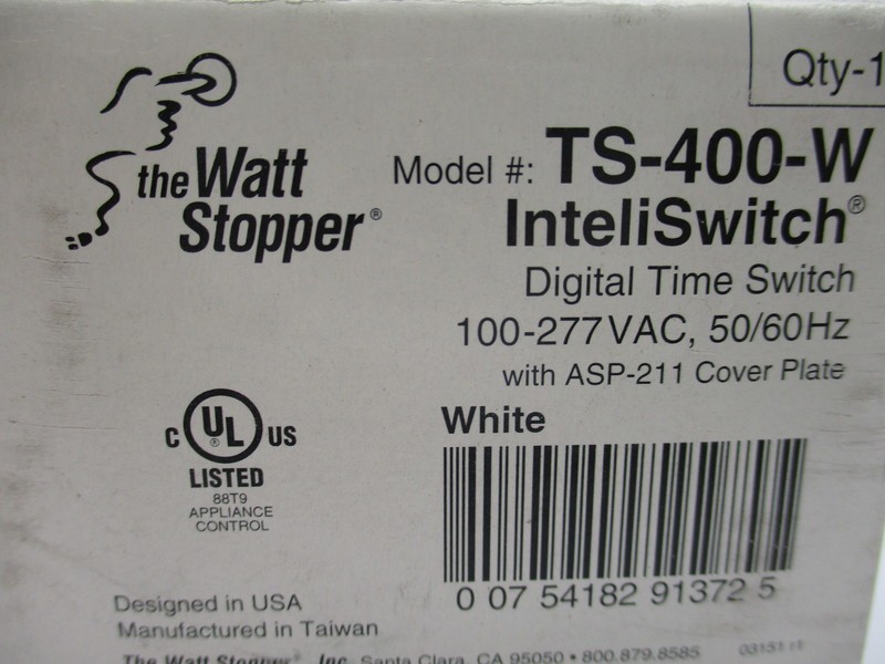 THE WATT STOPPER TS-400-W NSMP
