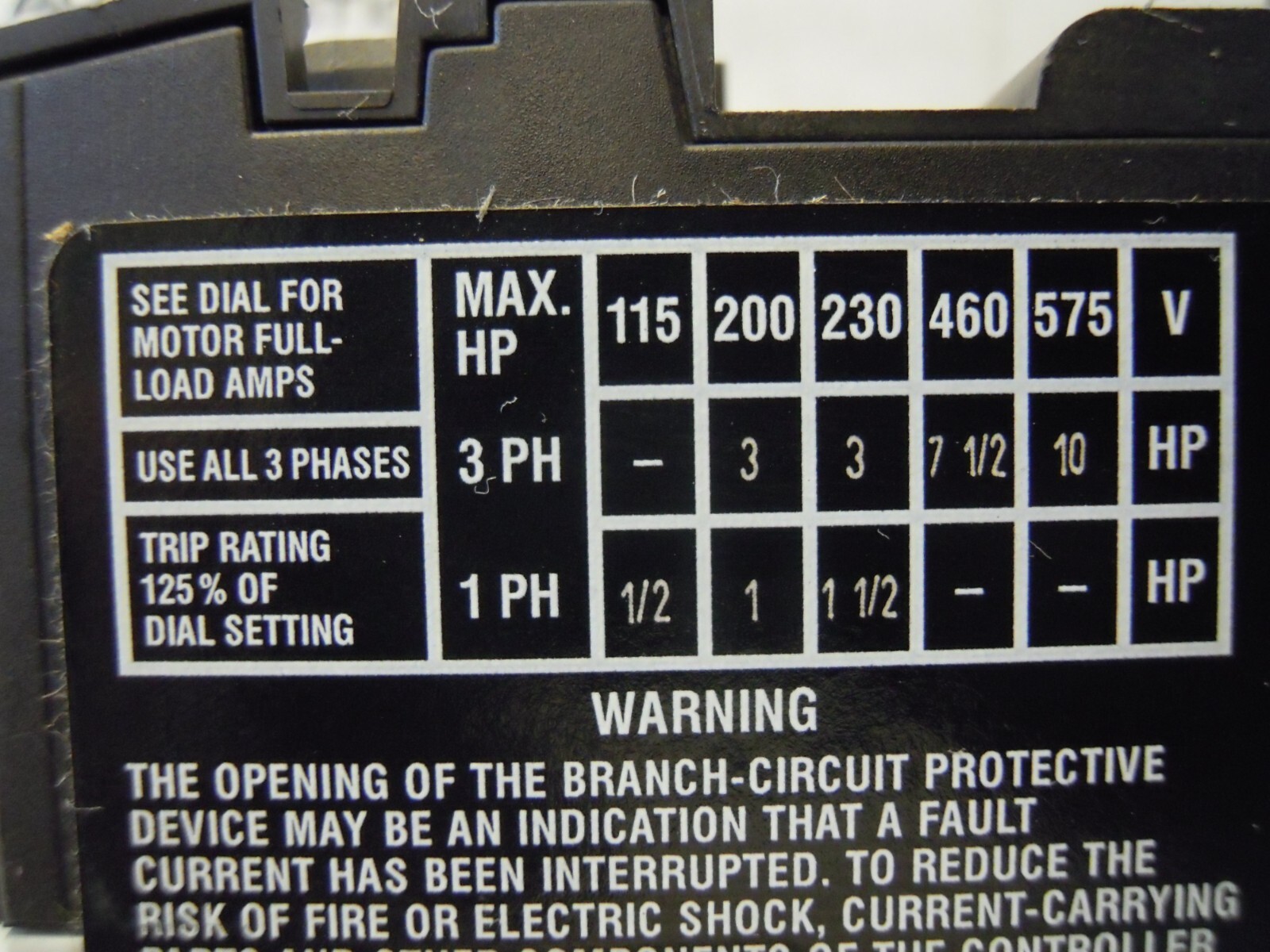 LOT 2X KLOCKNER MOELLER PKZM0-10 ENGINE STARTER CIRCUIT BREAKER 3P 3PH 10HP EATON