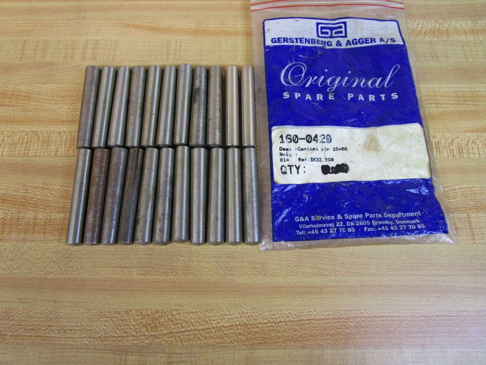 Gerstenberg & Agger 160-0420 Conical Pin 10 60