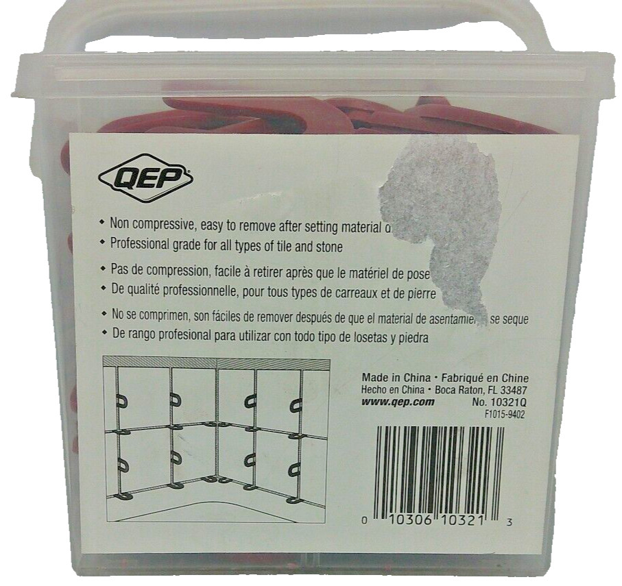 QEP 1/8″ Horseshoe Tile Shims 10321Q 0103061103213 149 Count