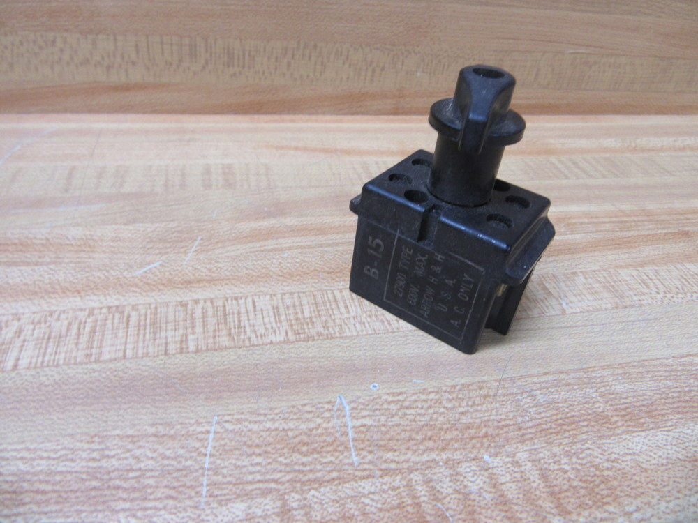 Arrow Hart H&H 27900 Selector Switch BP-15 2-Positions