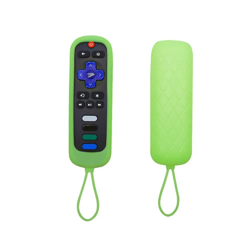 1Pc Silicone Protective Remote Control Cover For Roku TV Remote Holder Glow Case