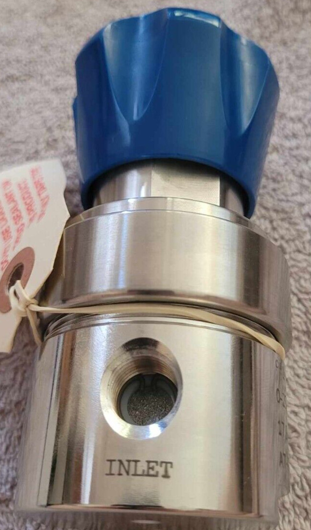 PR1 GO REGULATOR PR1-1A11ACI111 1/4″ FNPT 316 SS PRESSURE REGULATOR 0-250PSIG