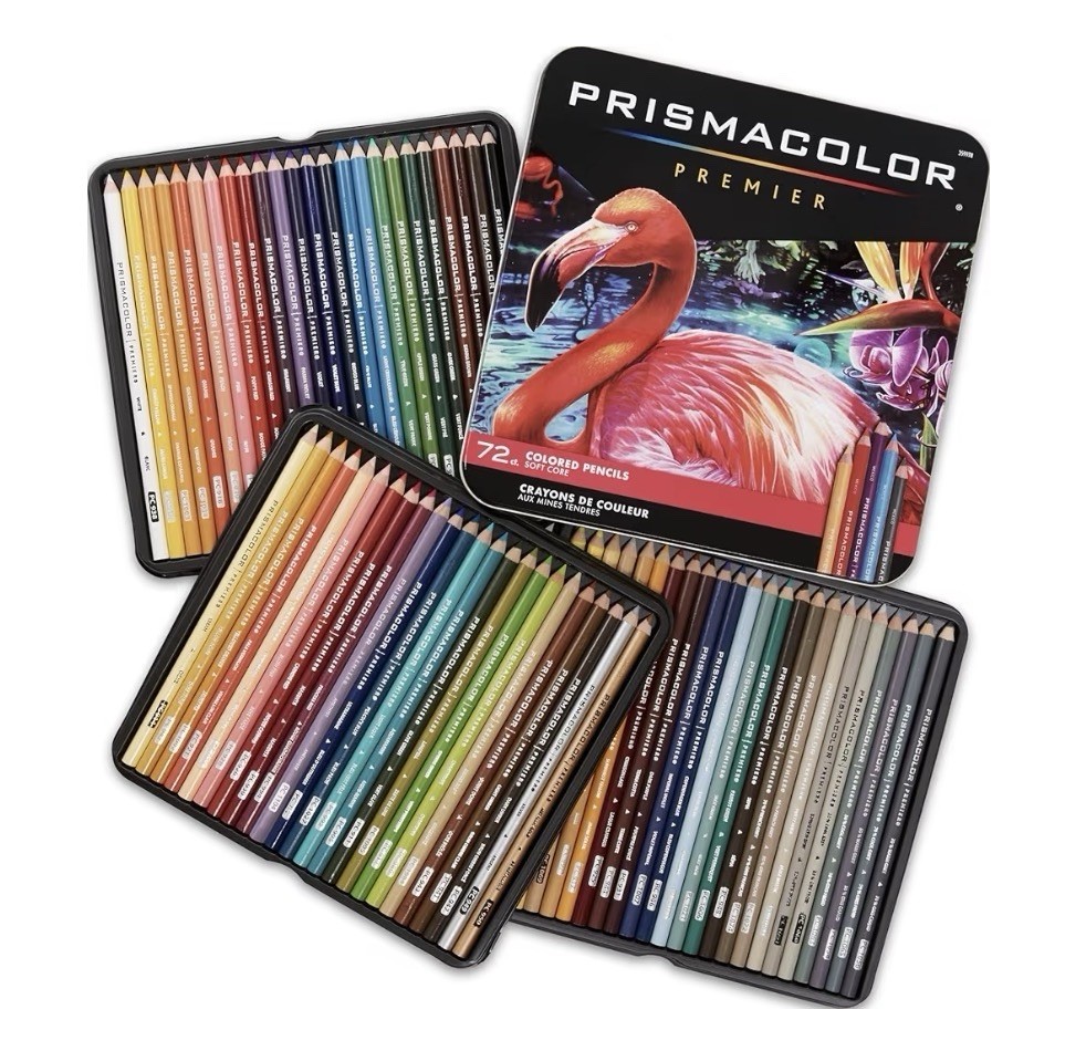 Prismacolor Premier Colored Pencils – Set of 72, Assorted Colors, Soft Core