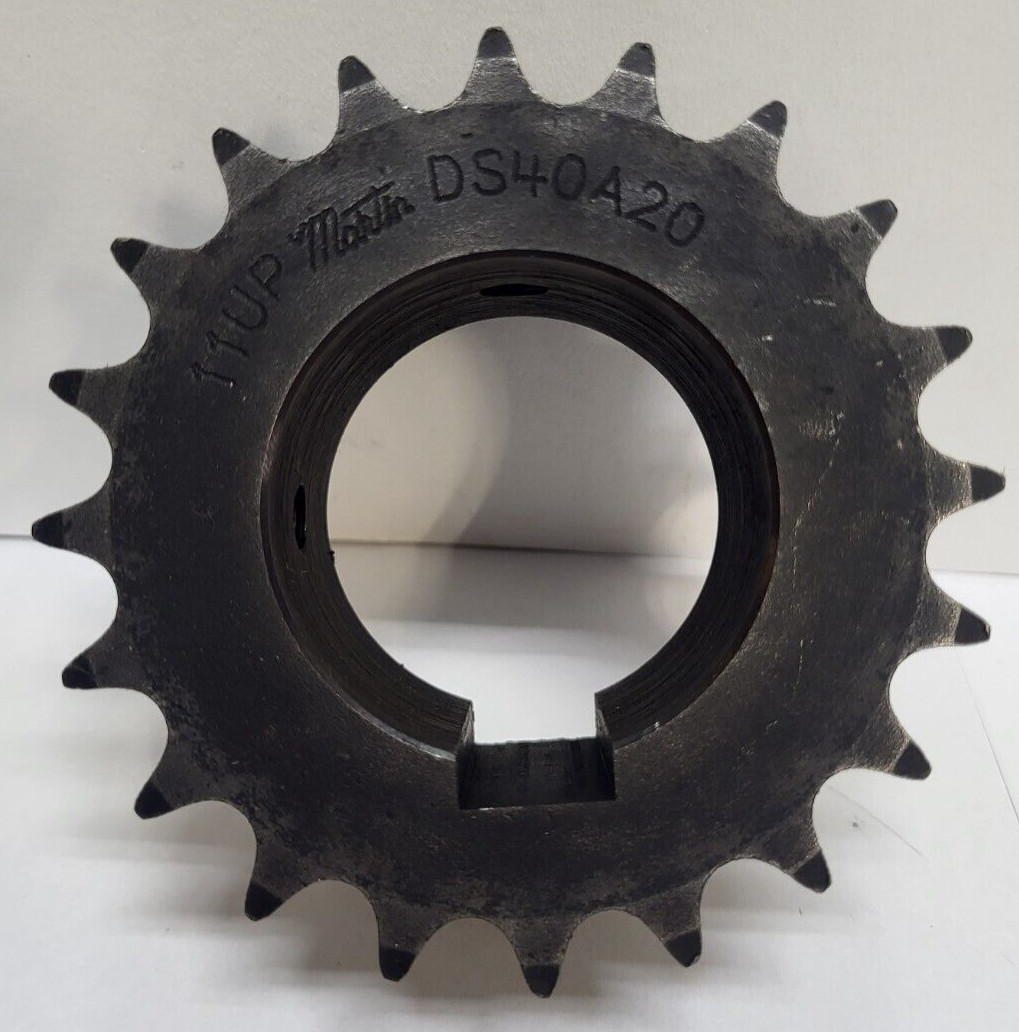Martin DS40A20 Sprocket, 40 Chain, 20 Teeth, Double Sprocket, 1 3/4 ID Bore