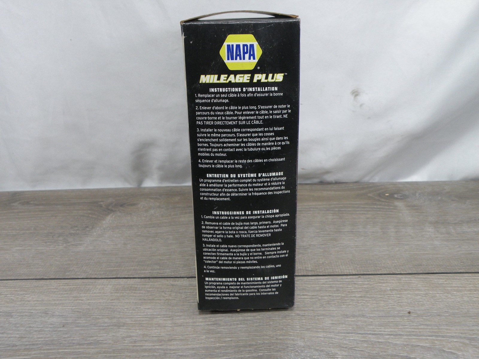 NAPA Mileage Plus 3117 Spark Plug Wire Set Ignition Cables – New in Box