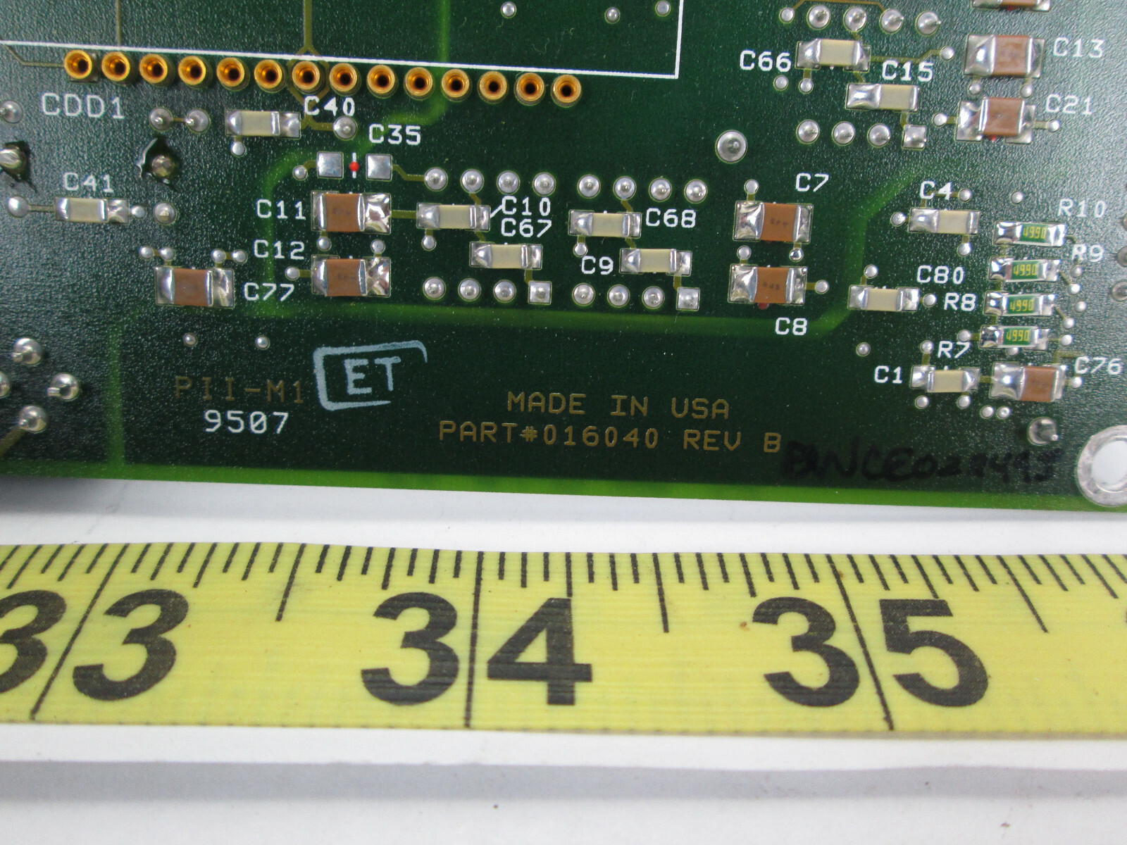 Key Technology PII-M1 Board Part # 016040 Rev B SKU B