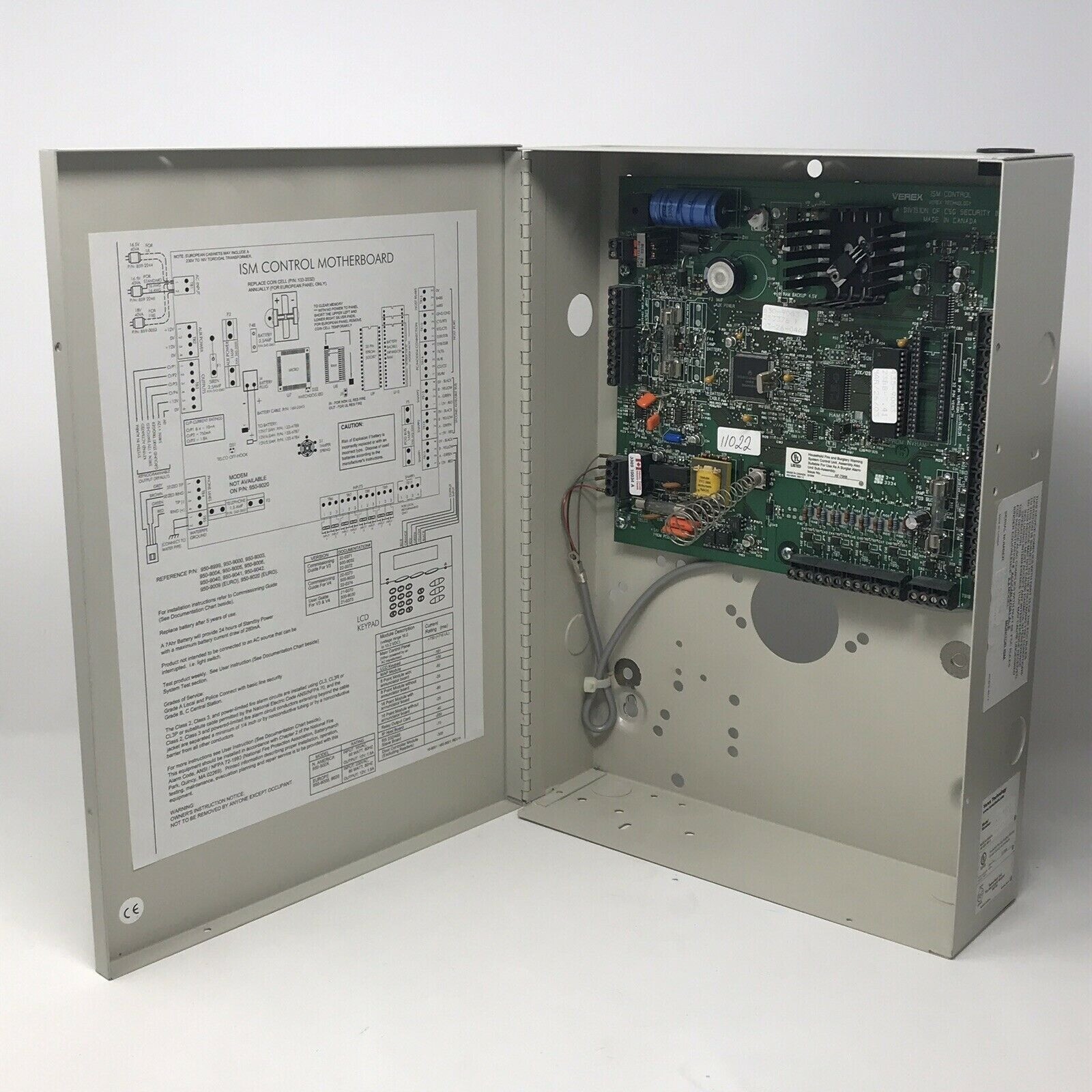 Verex ISM Control Motherboard 641-9000 Rev. B
