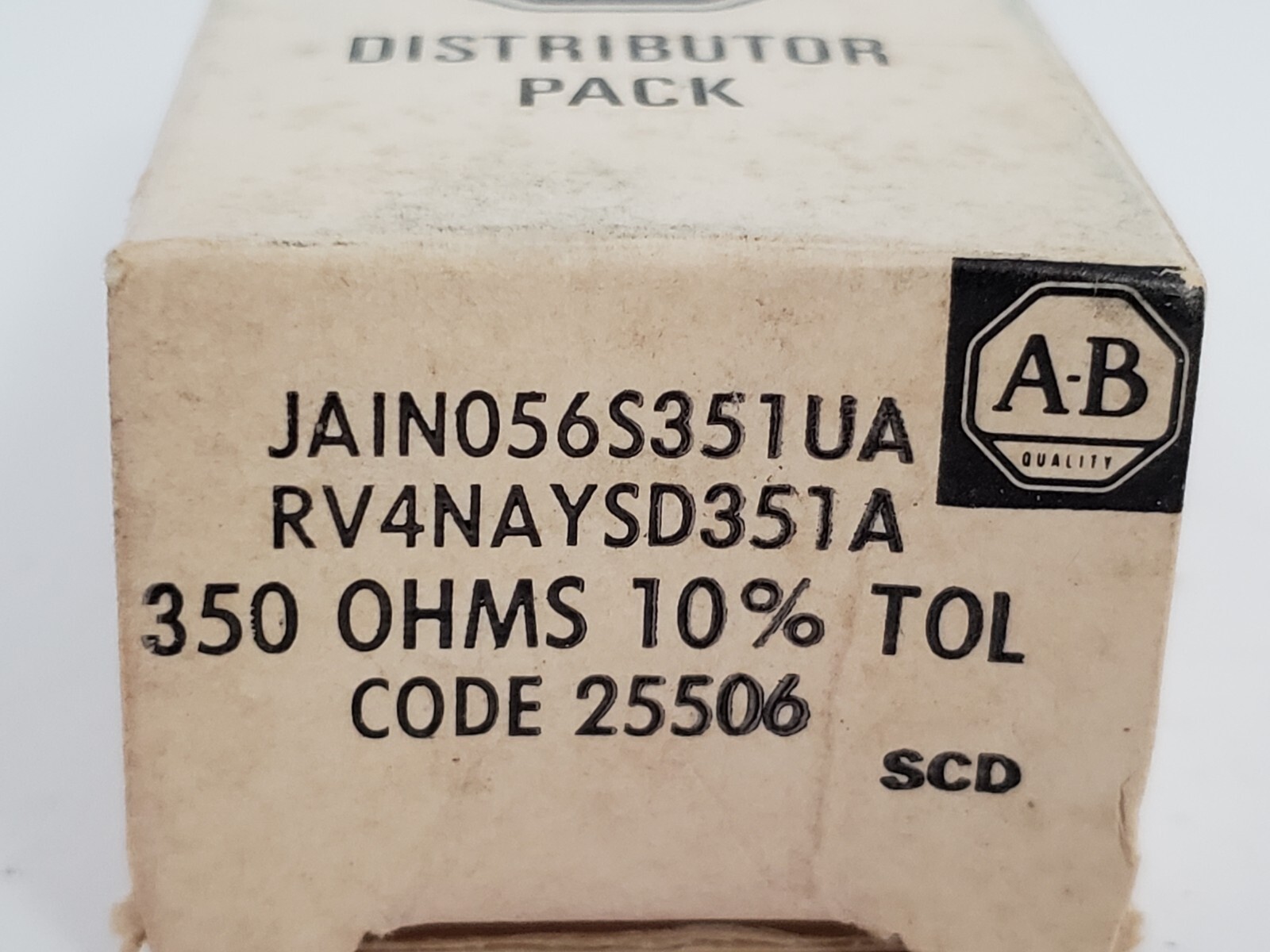 ALLEN BRADLEY RV4NAYSD351A POTENTIOMETER 350 OHM 2W NIB