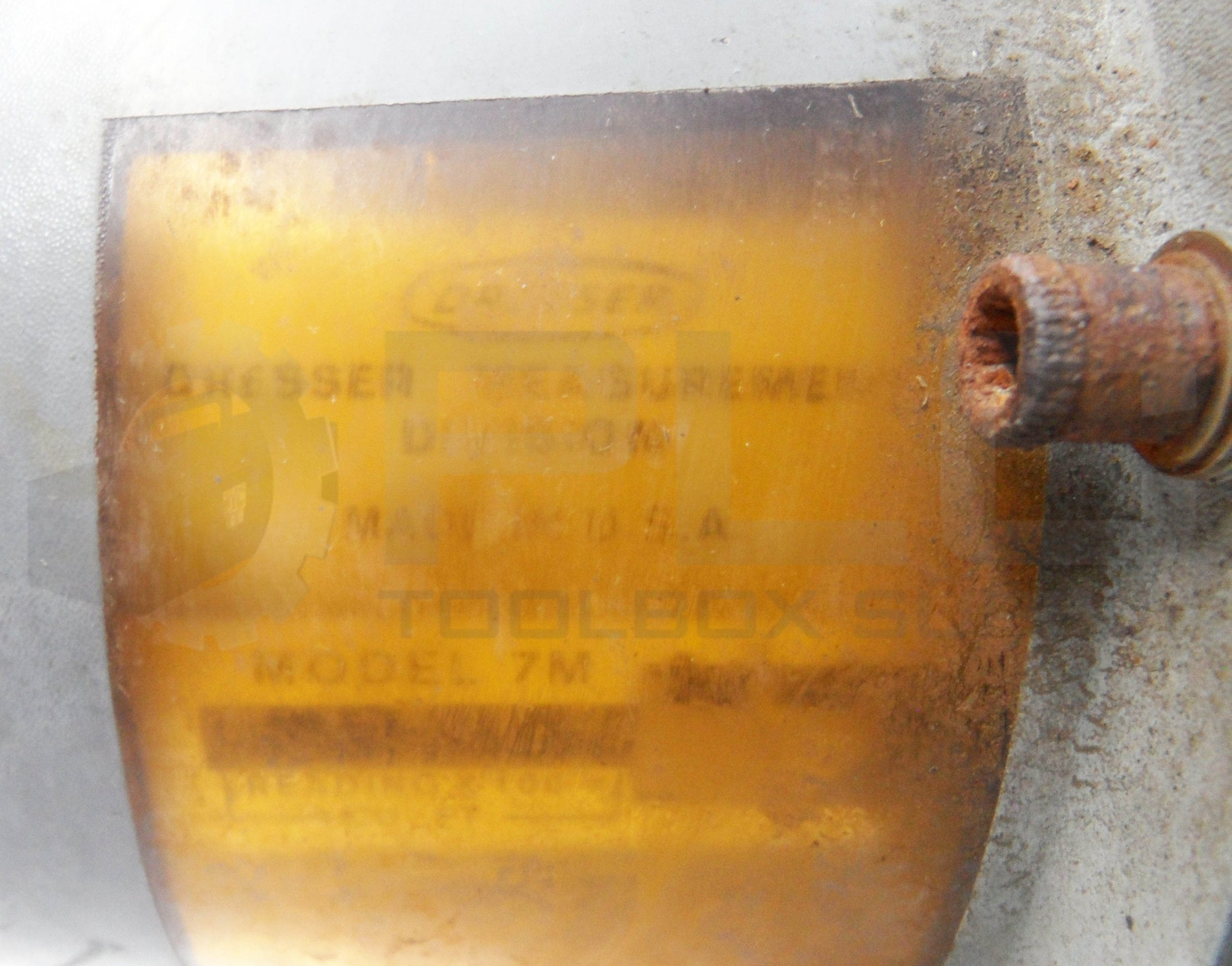 DRESSER ROOTS 7M125 ROTARY GAS METER M049541-2 125PSIG 860KPA 7000CFH 200M^3/H